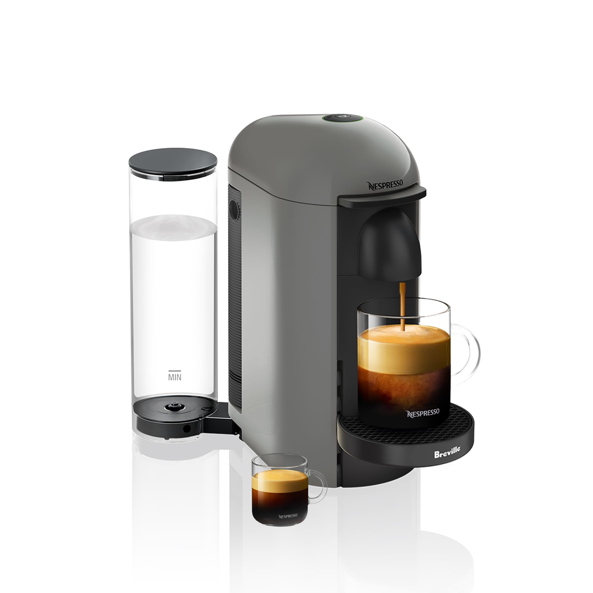 Photo 1 of Nespresso Vertuo Plus Coffee and Espresso Maker by Breville, Grey