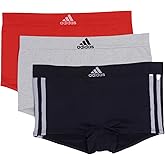 adidas womens Seamless Boyshort Underwear Multipack