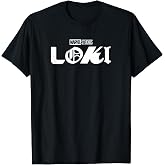 Marvel Loki White Logo T-Shirt