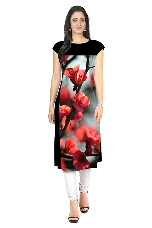 Women's Crepe Straight Kurta
