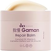 IKI Gaman Repair Face Balm - Intensive Skin Repair with Emu Oil, Camellia Oil & Vitamin E - Soothes Burns, Scars & Irritation - Body Moisturizer & Healing - Natural & Safe for Sensitive Skin