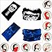 VANCROWN Headwear Head Wrap Sport Headband Sweatband 220 Patterns 12 in 1 Magic Scarf 12PCS & 6PCS 12 in 1 (12PCS.Skeletons)
