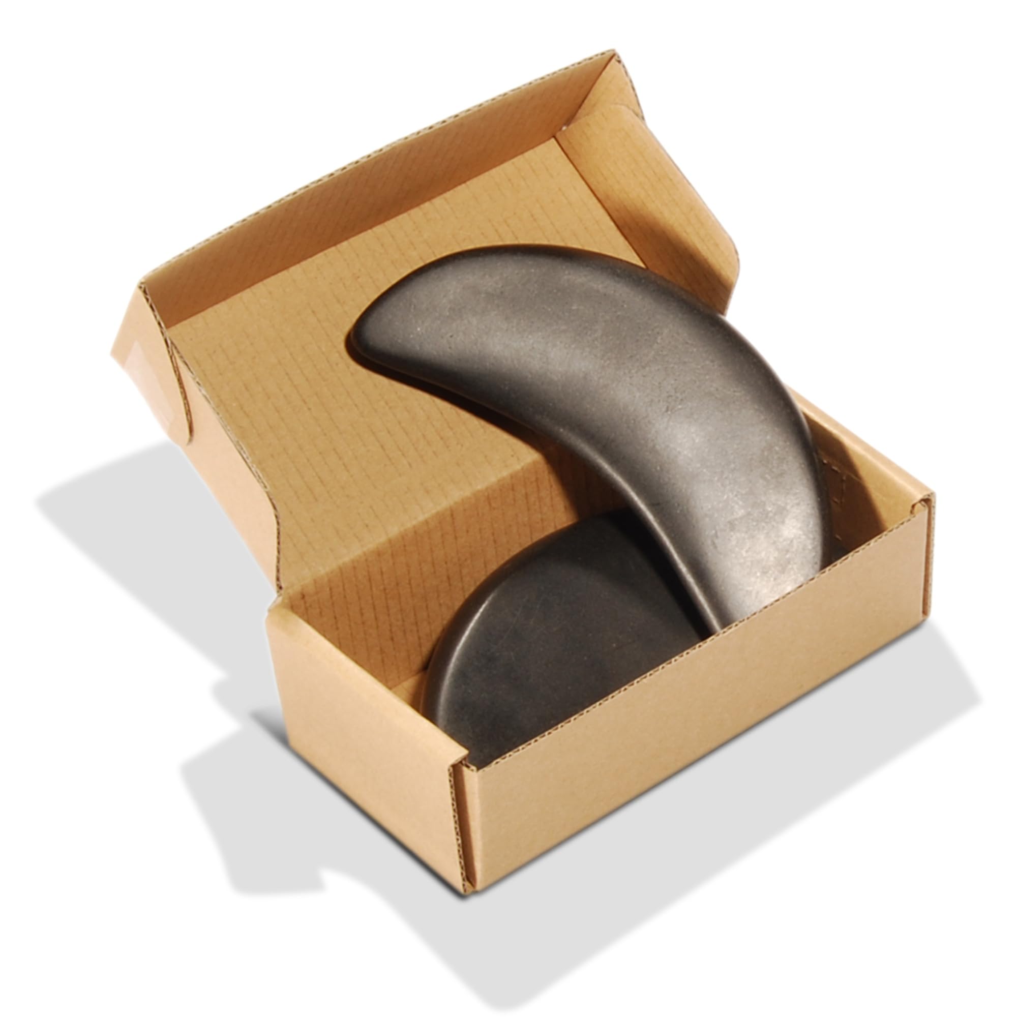 Master Massage Crescent Basalt Stone Pack (12.5 cm x 6 cm x 2.5 cm)
