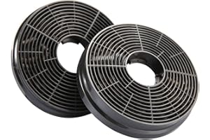 CIARRA CACF003 Range Hood Carbon Filters for Wall Mount Range Hood, Replacement Charcoal Filters for Ductless Ventilation, Easy Installation, Set of 2