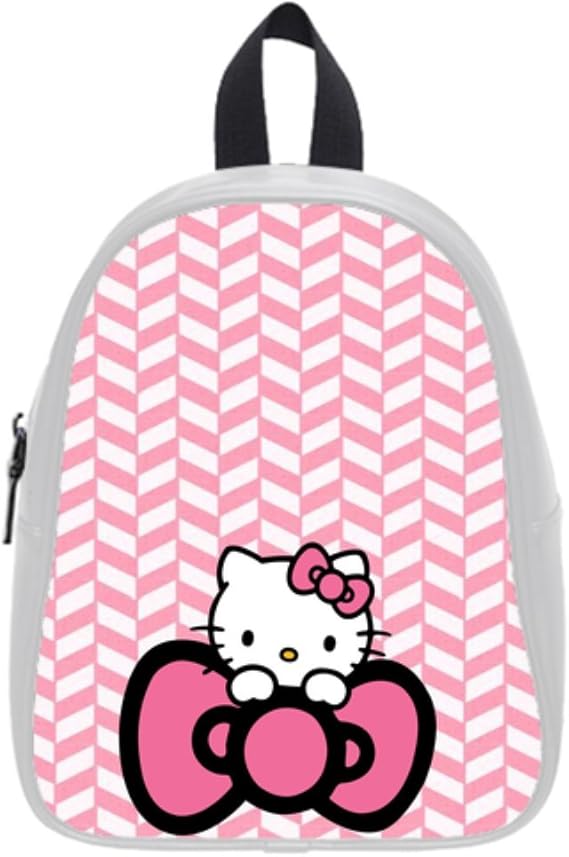 Custom Bag Hello Kitty Chevron Print School Bag/Shoulder
