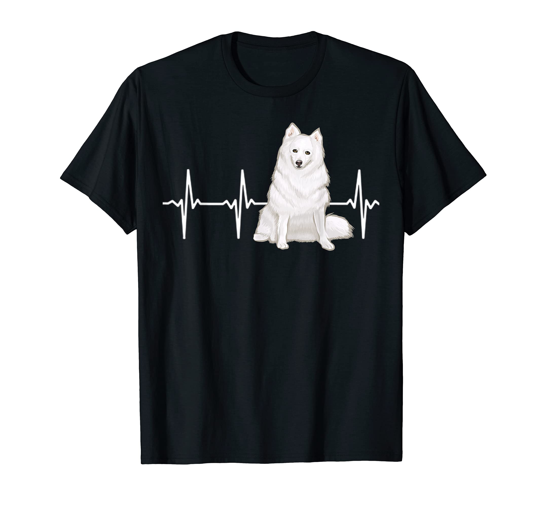 American Eskimo Dog Heartbeat Dog Lover T-Shirt