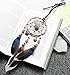 DrCor Mini Dream Catcher for Car Beaded Natural Feathers and Handmade Gray Weave Web Come with Kraft Gift Bag Boho Chic Hanging Ornaments Mirror Room Bedroom Teepee Decor Native American Ring