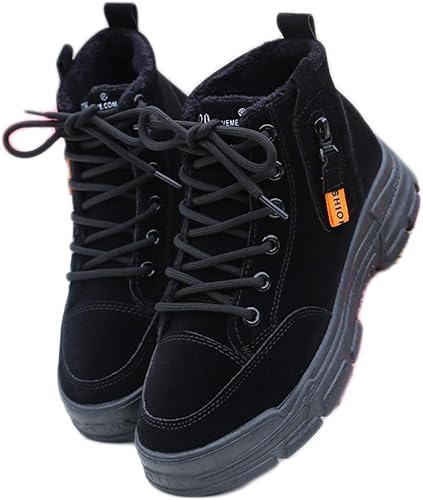 Amazon Hifeos スノーブーツ スノーシューズ レディース 雪靴 防寒の綿靴 防滑 保暖 冬用 ブーツ レディース スニーカー シューズ 冬靴 綿靴 裏ポア 保温靴 ハイカット 軽 滑らない 通学 通勤 アウトドア 厚底 コンフォート レースアップ