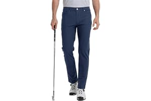 M MAELREG Golf Pants for Men Lightweight Moisture Wicking Business - 30"/32"/34" Stretch Flat Front Casual Dress Pant for Men