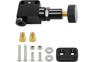 Shkalacar Brake Proportioning Valve, Adjustable Proportioning Valve Knob Pressure Adjustments Range from 100-1000 PSI 260-841