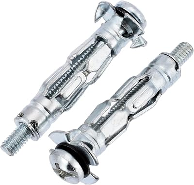 fiXte Pack of 20 M4 x 38mm Hollow Wall Anchors Plasterboard Cavity Fixings