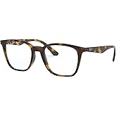 Ray-Ban Unisex Rx7177 Square Prescription Eyeglass Frames