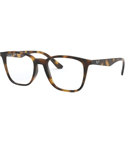 Amazon.com: Ray-Ban Unisex RX7190 Square Prescription Eyewear