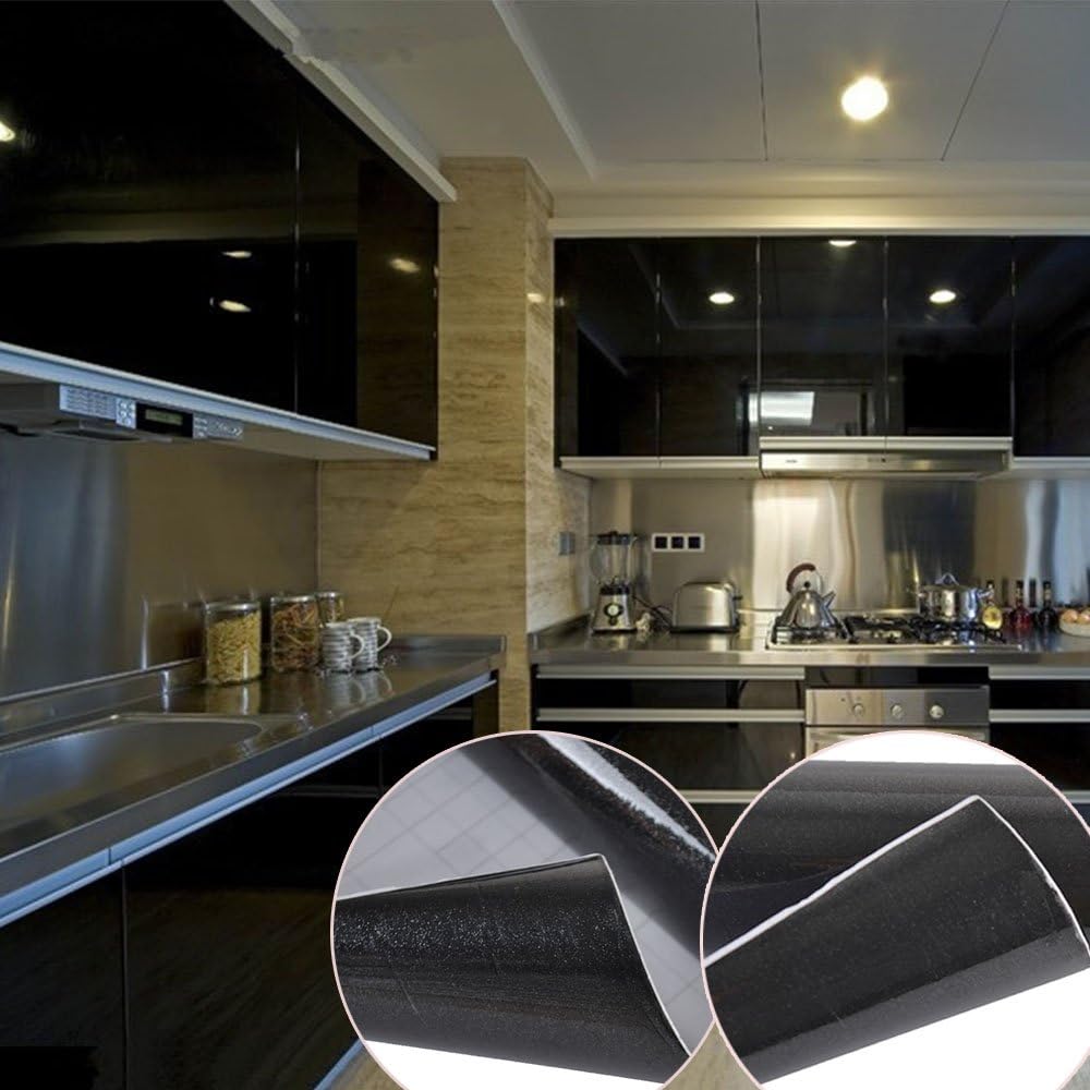 Kitchen Cupboard Doors Units Wall Draws Cover Self Adhesive Gloss