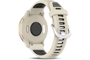 Bolesi Silicone 18mm 20mm 22mm Watch Bands Compatible with Garmin Venu 2S/Vivoactive 4S/Venu 3S/Forerunner 265S,Garmin Venu/Venu Sq/Forerunner 55/Vivoactive 5,Garmin Venu 2/Venu 3/Vivoactive 4 for Men Women