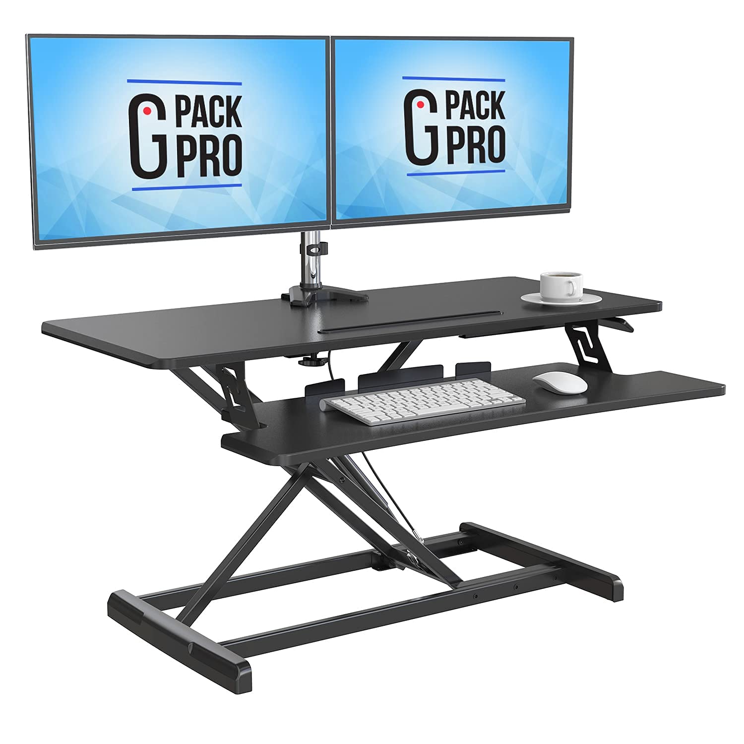 Mua G-PACK PRO Adjustable Standing Desk Converter - Desk Riser Up to 19 ...