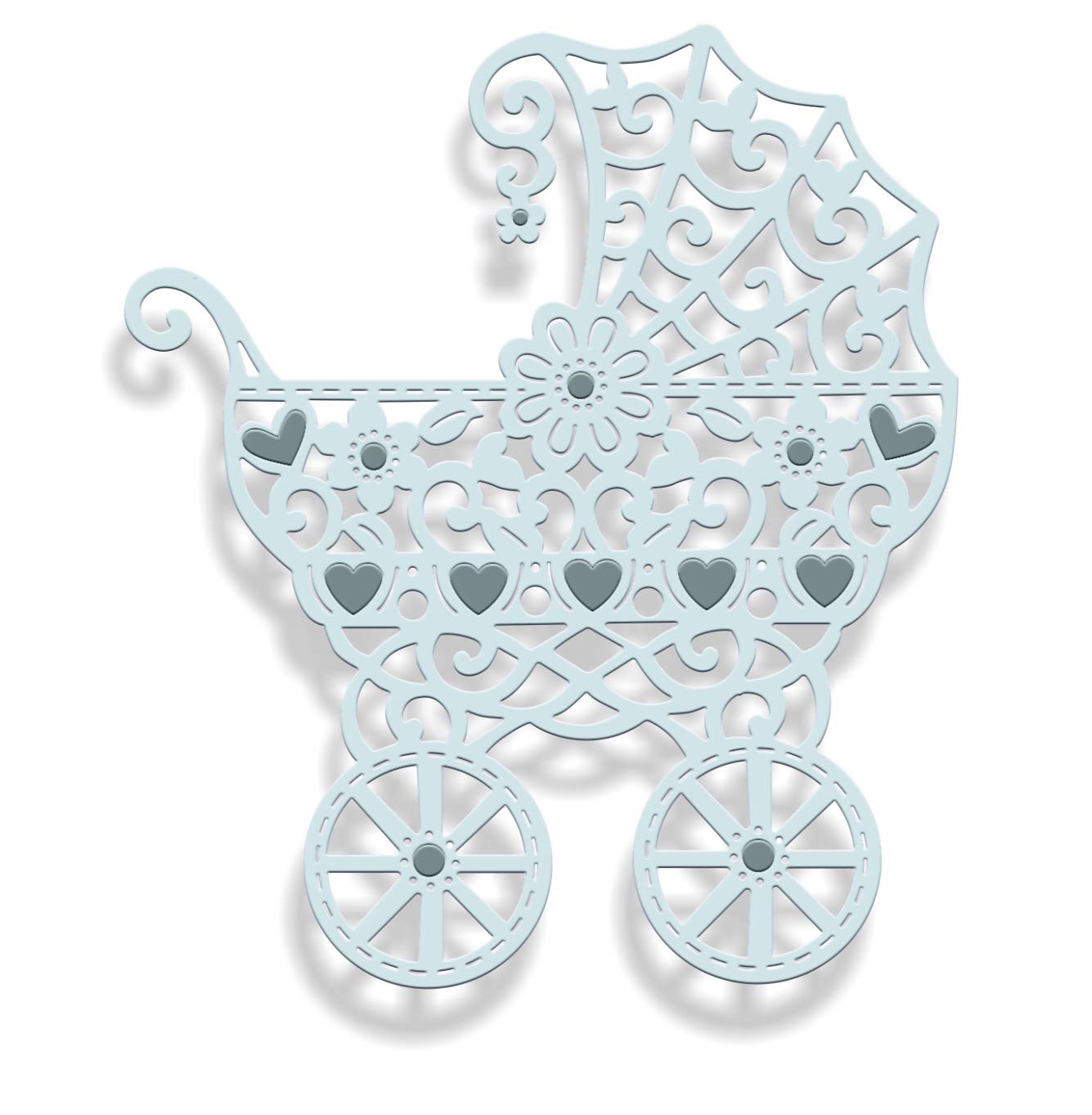 Sweet Dixie Cutting Die, Metal, Grey, Small