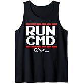 Run CMD Programmierer Tank Top