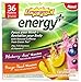 Emergen-C Energy+ Supplement Drink Mix with Caffeine, Blueberry-Acai, Mango-Peach, Variety Box, 36 Count - Focus Your Mind & REVITALIZE Your Body*
