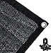 Agfabric 60% Greenhouse Shade Cloth Cover with Grommets 8' X 12', Black