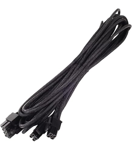 Silverstone 550mm Sleeved PCI-E 8-pin (6+2) Cable - Model PP06B-PCIE55 7 thumbnail image