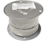 Paladin 14 AWG Gauge Copper Stranded Wire 500' FT Roll THHN/THWN 600 Volt - Made in USA - UL Listed (White)