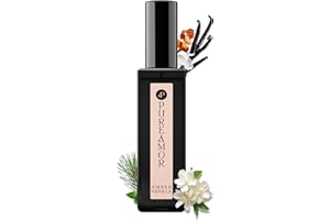 PUREAMOR Amber Vanilla Perfume for Women, Coffee Scented Fragrance with Warm Amber &Sweet Vanilla Notes, Long Lasting Extrait