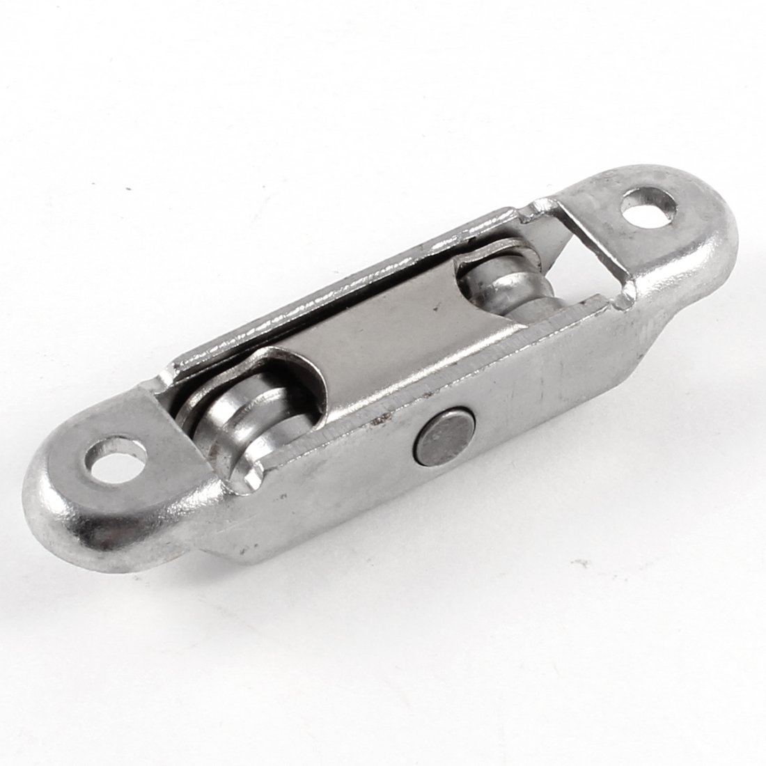 Sourcingmap 10mm Diameter Double Rollers Metal Door Window Pulley Silver Tone