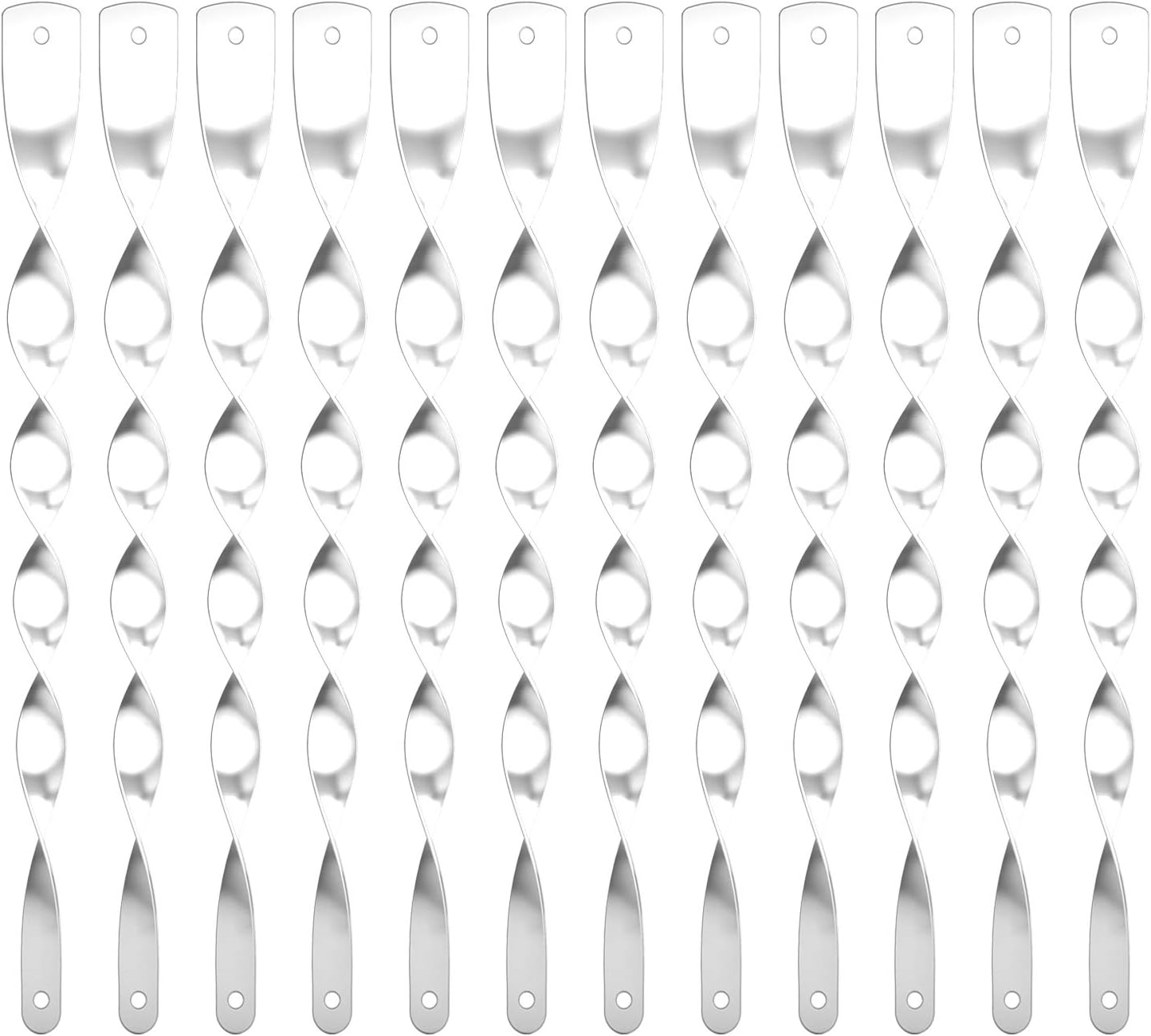 AISITIN Bird Repellents Reflective, 12 Pack Pigeon Deterrent Wind Twisting Reflective Hanging Pigeon Scarers for Gardens Orchards and Airports