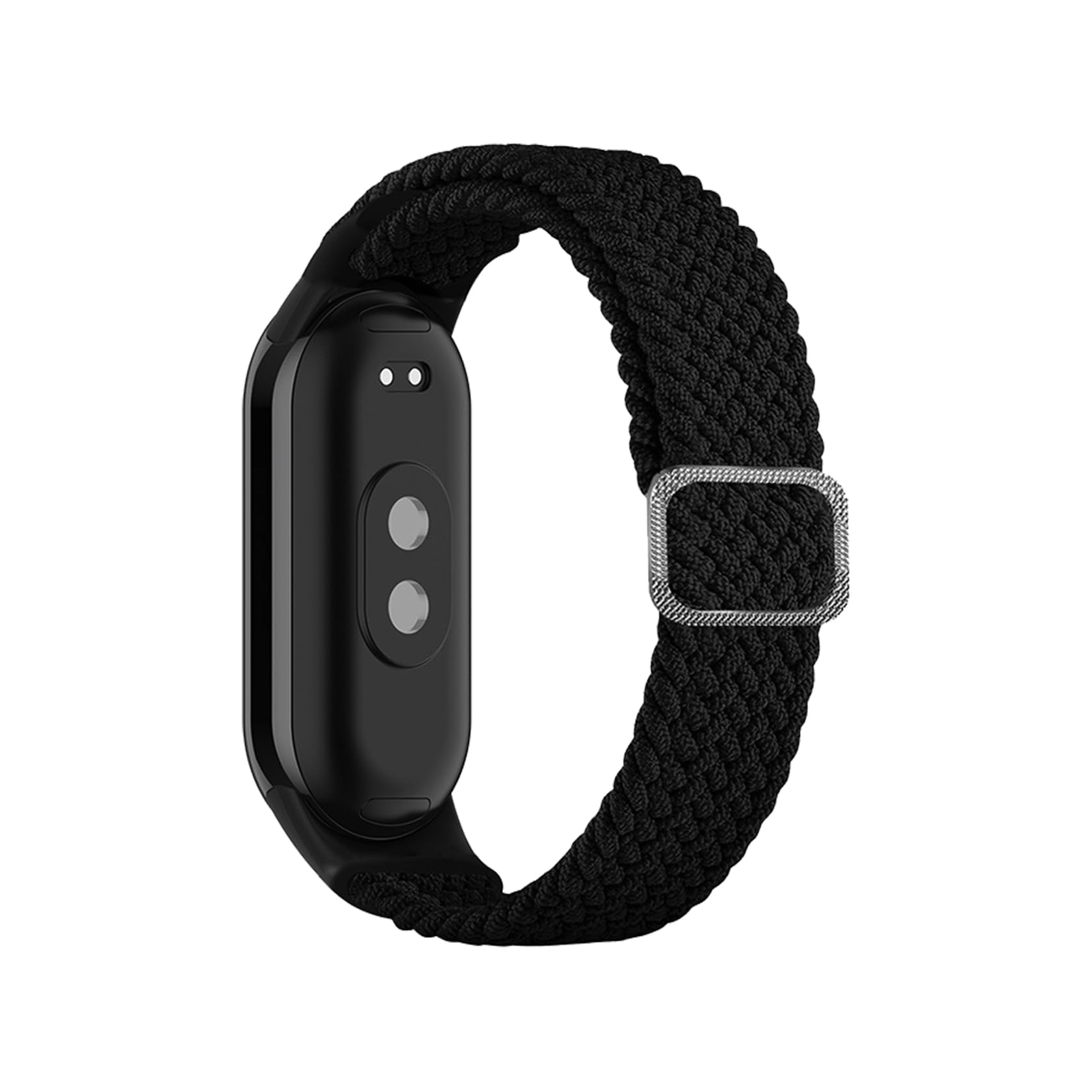 ToVioc Nylon Watch Strap for Xiaomi Mi Band 10/9/8, Strap Adjustable Elastic Breathable Sport Watch Band for Xiaomi Smart Band 10/9/8 - Black