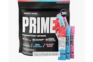 XALEZ (30 Bags) Prime Hydration+ Electrolyte Powder Mix Sticks Variety Pack TM Gift Box