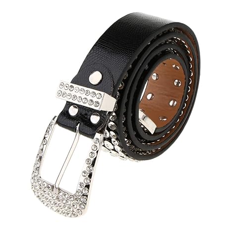 mens crystal belt