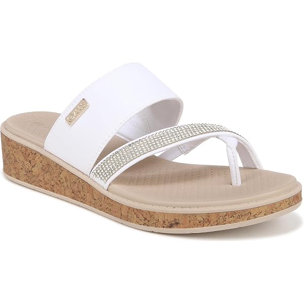 Lucky Brand Sandalias planas Dylina con banda tejida para mujer