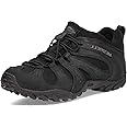 Merrell Men's Chameleon 8 Stretch Tactical Work Shoes, Waterproof Nubuck & Mesh Upper Ultra-Lightweight Hiking Combat Boots