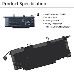 YXKC NF2MW Laptop Battery Replacement for Dell