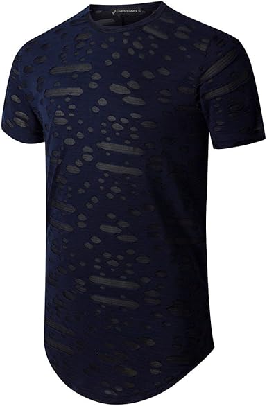 camiseta rota hombre