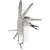 RUKO K5011S-BX 13-Function Stainless Steel Swiss-Style Folding Knife, 3-1/2-Inch