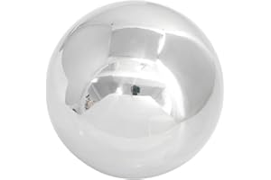 ZYAMY 4 Inch Stainless Steel Ball Sphere Mirror Hollow Ball Home Garden Decoration Supplies