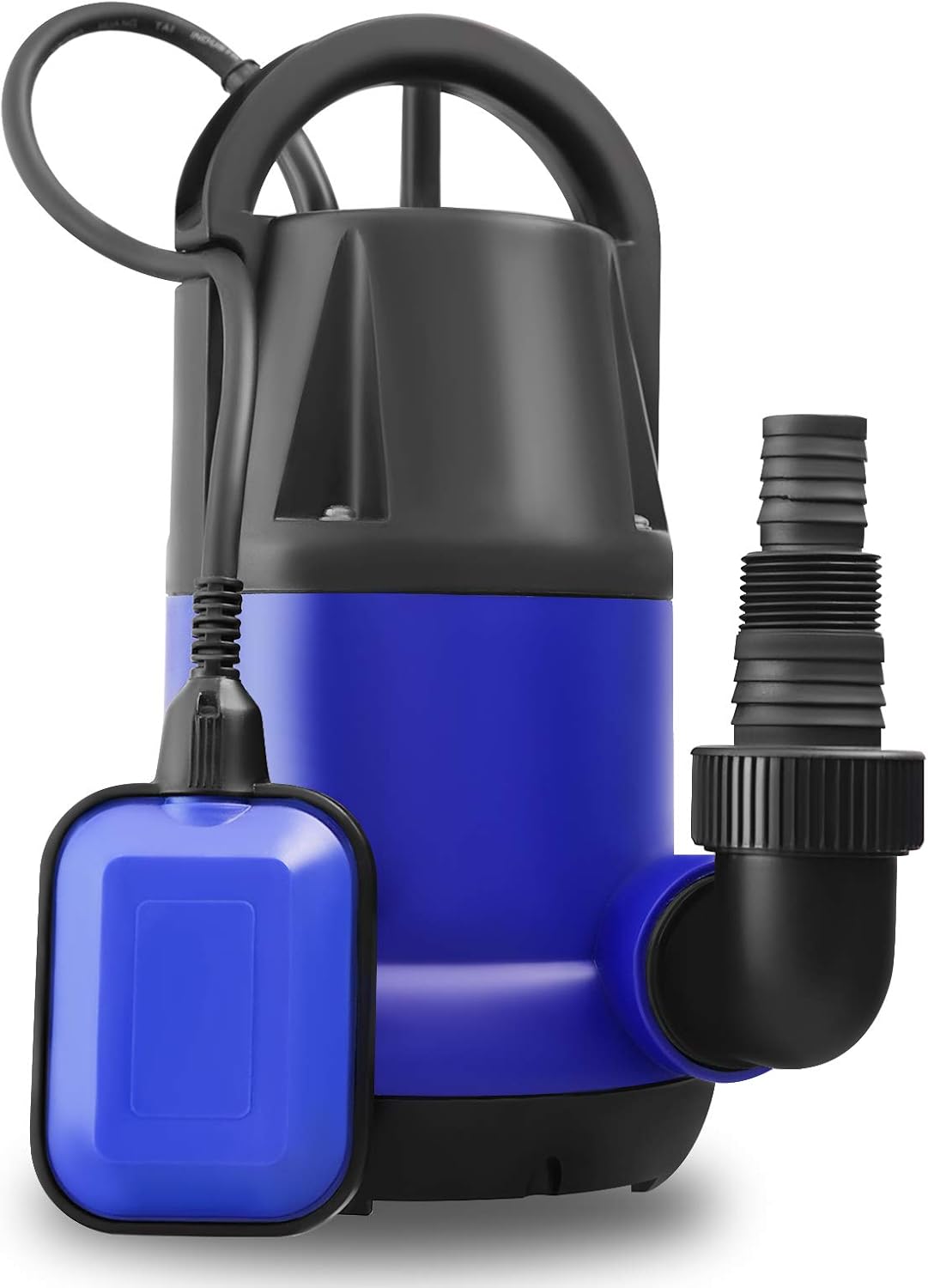 1/2HP Submersible Pump Portable Sump Pump Water Pumps Electric Transfer Pumps with 2113GPH Max