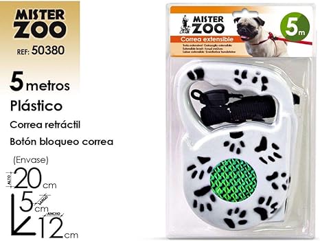 MISTER ZOO Correa Extensible X 5m: Amazon.es: Productos para ...
