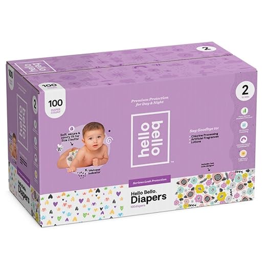 Hello Bello Diapers Club Box Be Still My Hearts/Spring Blooms (Size 2