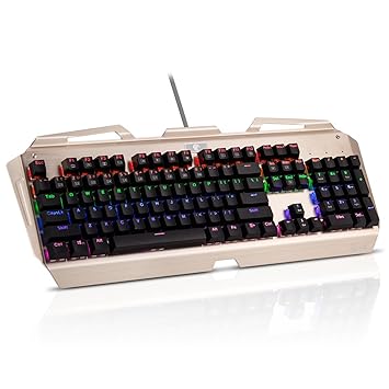 Amazon ゲーミングキーボード Kingtop メカニカルキーボード 104キー