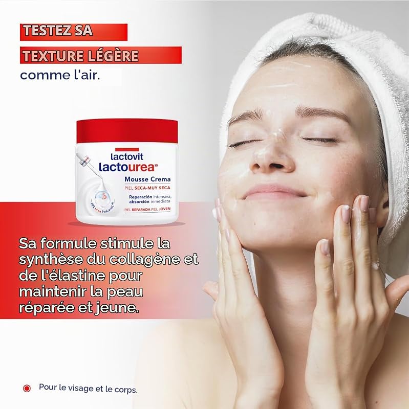 NOVA ENGEL Lacto-Urea Mousse Creme Cara & Cuerpo 400 Ml