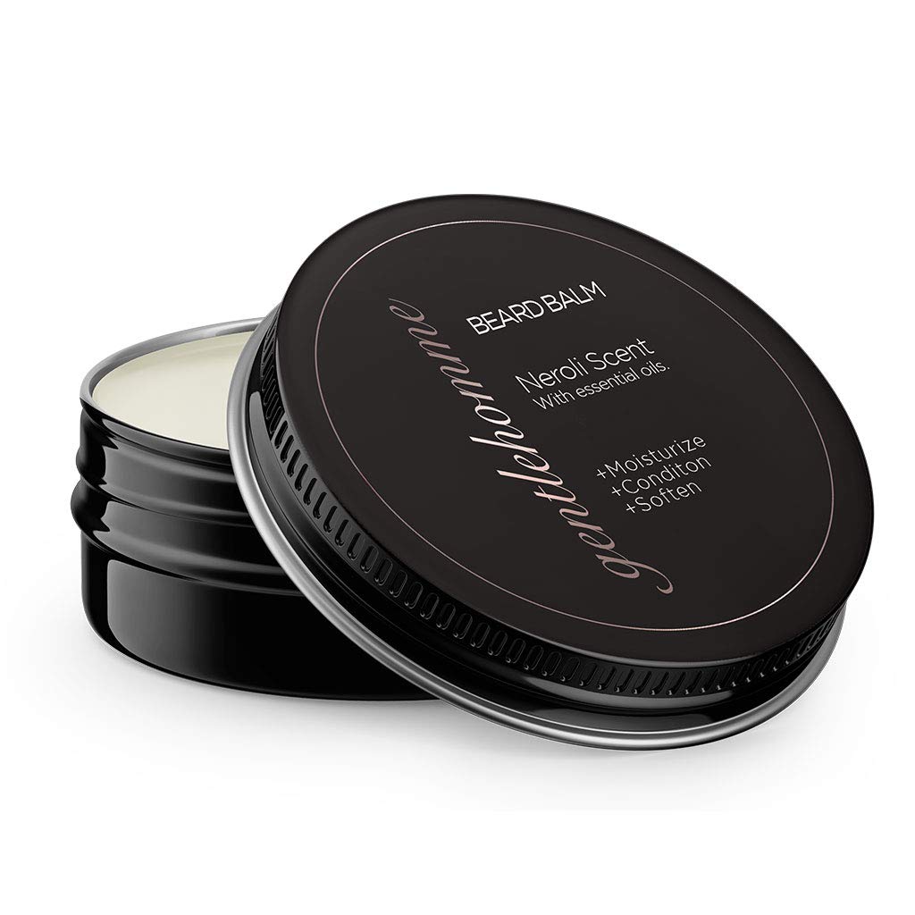 Beard Balm for Men With Neroli Scent – Men's Beard Care Leave in Conditioner, Styles, Strengthens, Softens Beards & Mustache - 2 Ounce Tin