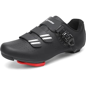 Kyedoo Unisex Pelaton Bike Cycling Shoes Bicycle Compatible with Pre-Installed with Delta Cleats