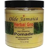 Olde Jamaica Herbal Gro Hair and Scalp Conditioner and Hair Dressing Pomade 7.5 oz.