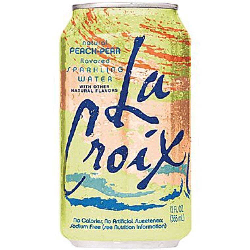 La Croix Sparkling Water, 12 Ounce (48 Cans) (Peach Pear)