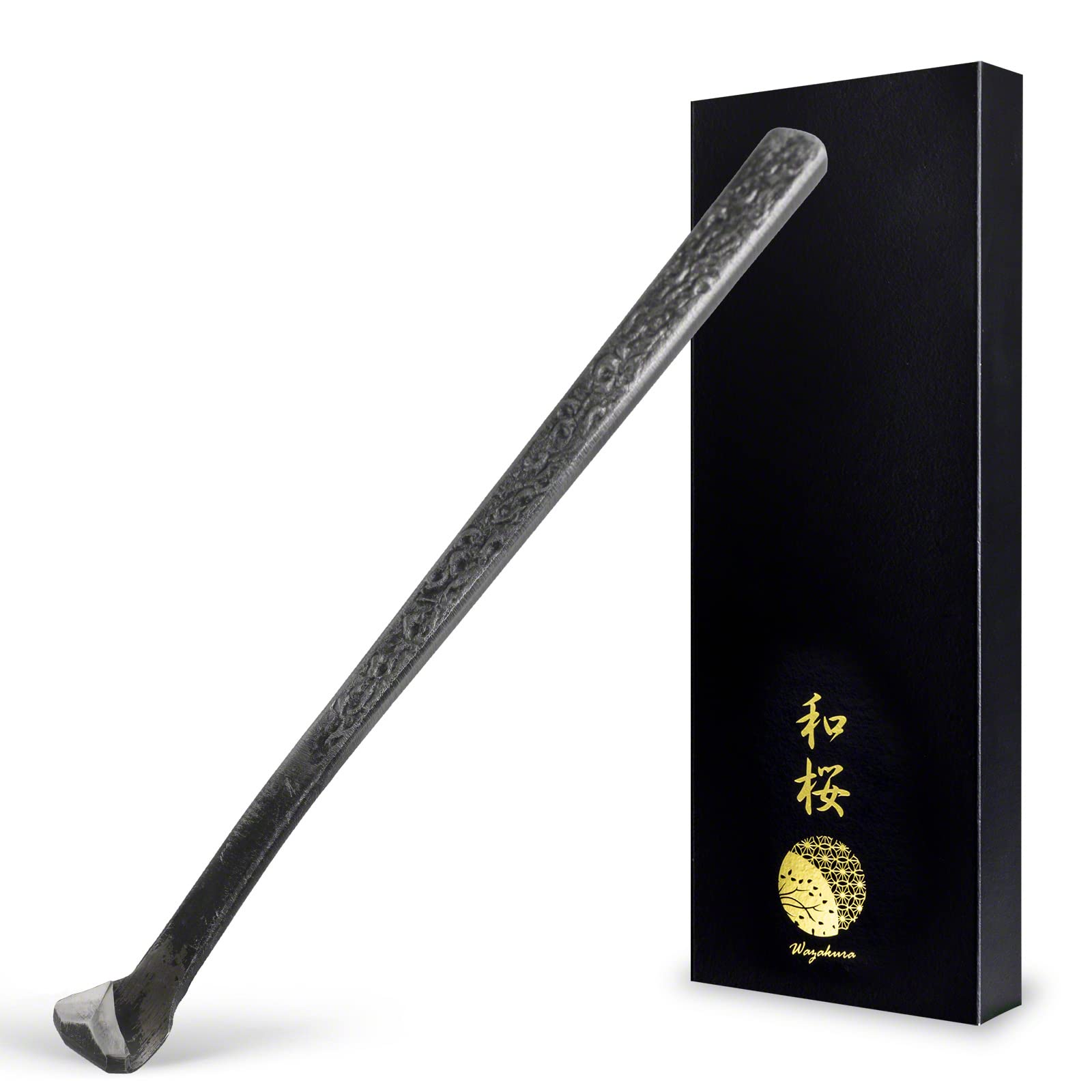 Wazakura Bonsai Chisel 185mm(7.2") MADE IN JAPAN, Steel Deadwood Carving Tool, Japanese Jin Shari Bark Scraper, Detail Woodworking Gouge - Triangular