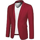 COOFANDY Mens Sport Coat Casual Blazer One Button Business Suit Jacket