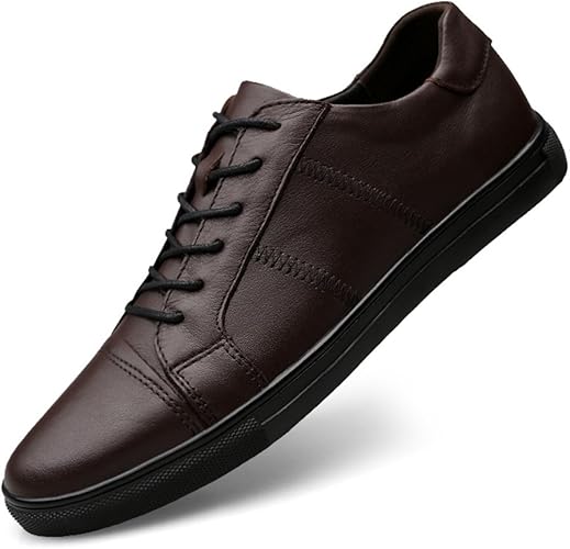 Amazon ファイン ショップ カジュアルシューズ メンズ 23 5cmー27 5cm ローカット 滑り止め 快適 歩きやすい 耐久性 柔らかい 履きやすい クッション性 オシャレ 軽量 アウトドア ウォキング スニーカー 男性用靴 高校生 通学 旅行 ブラック 茶色 スニーカー